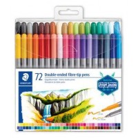 ESTUCHE DE PLÁSTICO CON 72 ROTULADORES, COLORES SURTIDOS STAEDTLER 3200 TB72 (Espera 4 dias)